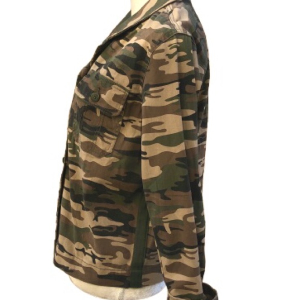 NWT SANCTUARY WAR IS OVER CROP CAMOUFLAGE JACKET - Picture 3 of 5